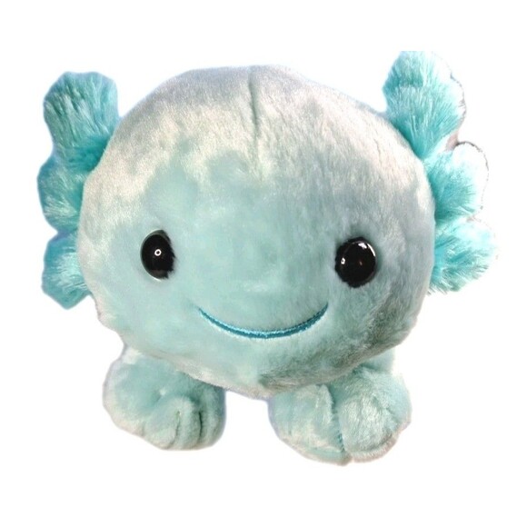Build A Bear Workshop Exclusive Mint Blue Axolotl Plush Stuffed Animal 18" EC - Picture 9 of 11